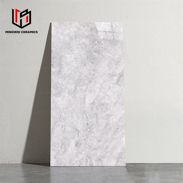 Carrara White Glossy Marble Porcelain Tiles