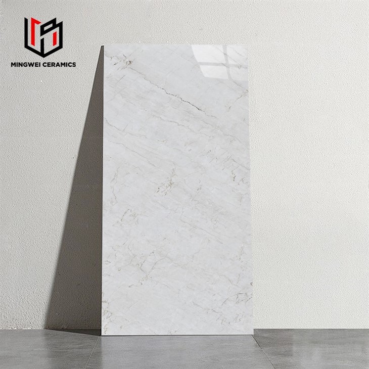 Glossy White Marble Porcelain Tiles