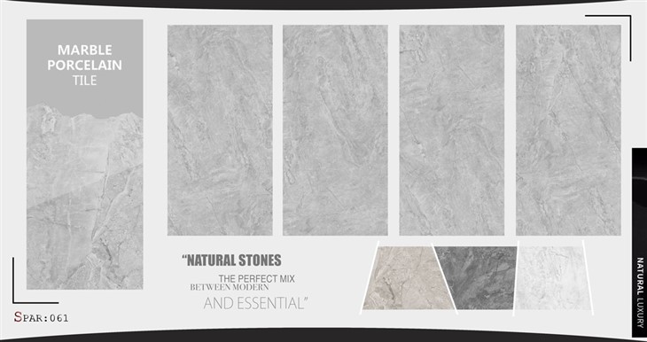 Glossy White Marble Porcelain Tiles