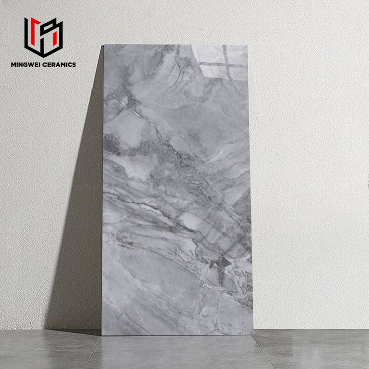 بھوری رنگ کے رنگ پالش سیرامک ​​ٹائلیں