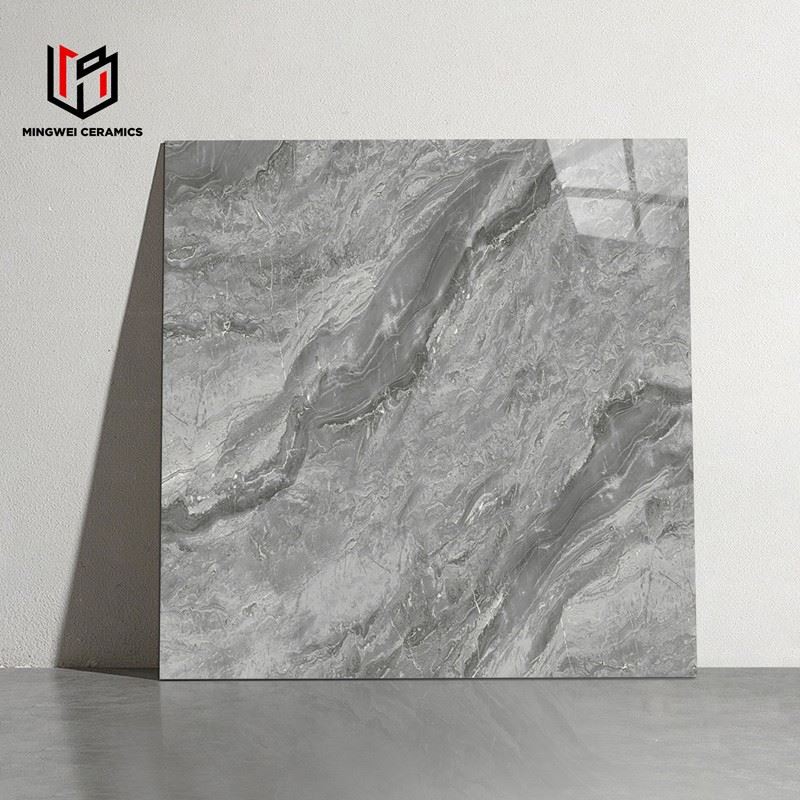 Square Marble Light Luxury Glazed Luxurious Polished Tiles
