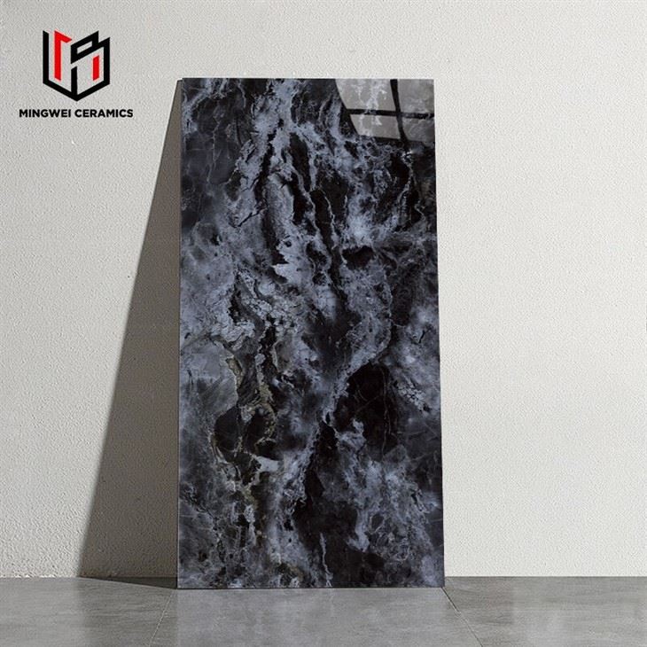 High-Gloss Marble Effect Tiles