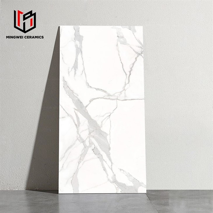 Luxury White Glossy Polished Ceramic Tile Floor And Wall