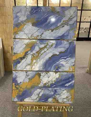 Rainbow Golden Porcelain Glossy Tiles