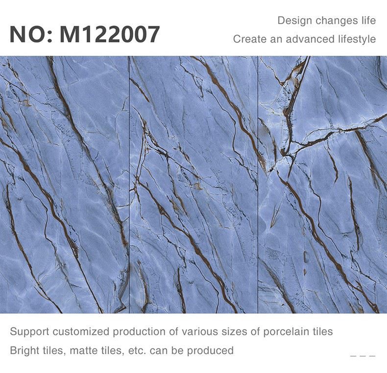 600/1200 Flooring Rectangular Gloss Pattern Polished Tiles