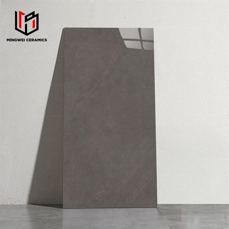 Soft Charcoal Grey Ceramic Tiles With High Gloss Finish