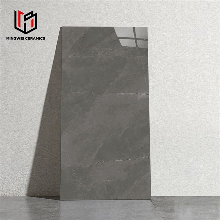 Soft Charcoal Grey Ceramic Tiles With High Gloss Finish